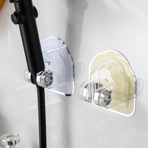 Whirlwind Suction Cup Shower Head Holder Adjustable No Drilling Required Wall Mount For Bathroom - Product Image 2