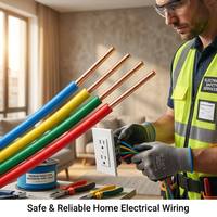 Kabel Listrik Tembaga Padat Berisolasi PVC 450/750V BV BVR untuk Penggunaan Rumah Tangga & Konstruksi 1.5-16mm