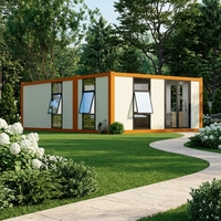 Maison en conteneur modulaire Maison en conteneur entièrement détachable Petite maison bon marché