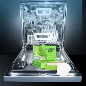 Biyobozunur formülü otomatik bulaşık tabletleri doğal bulaşık temizleyici deterjan bulaşık makinesi yıkama kağıdı