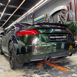 WRAPMASTER 1.52*17m démon vert caméléon PET PVC voiture Wrap vinyle extensible pour la carrosserie Auto décoration et Protection - Product Image 5