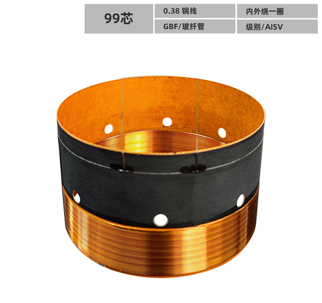 China Speaker Voice Coil Supplier Round Wire Flat Wire Options Kap Ton Former