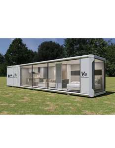 WE Villas et maisons capsule en acier léger préfabriquées modulaires imperméables modernes pour les vacances en plein air à vendre - Product Image 2