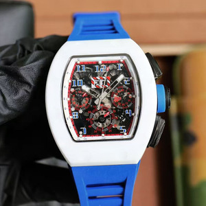 Montre-bracelet multifonctionnelle pour homme, luxueuse, élégante, polyvalente, chronographe à réserve de marche, tachymètre, date, résistante à l'eau. - Product Image 1