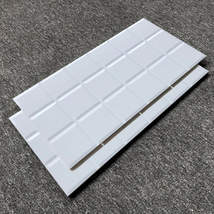 300x600mm Glänzende Glasierte Moderne Gitter-Porzellan-Keramikfliesen Rutschfest für Küche, Toilette, Badezimmer Innenwand - Product Image 1