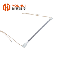235V 500W Tube de chaleur halogène Lampe IR Élément de quartz de carbone infrarouge