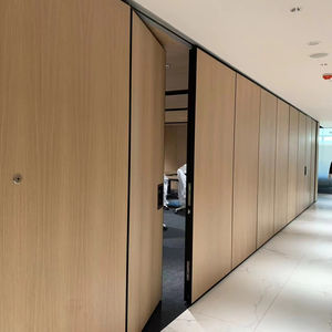 ผนังกั้นสำนักงานแบบกึ่งกระจกนิรภัยพร้อมกรอบอลูมิเนียมกันเสียง - Product Image 1