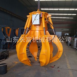 Pinza Hidráulica Mecánica Multigarras Giratoria Fija de Acero para Excavadora Shandong Changfu - Product Image 3