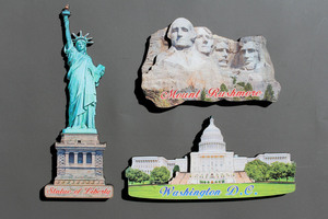 Adhesivo magnético para nevera, decoración del hogar con Francia, Estados Unidos, Gran Bretaña, Alemania, Grecia, Italia, Australia, Egipto, India - Product Image 3