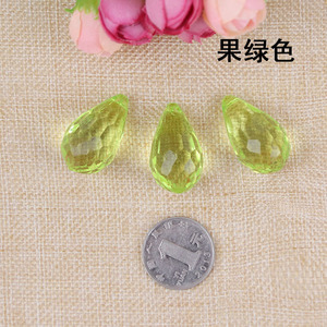 Acrylic Teardrop Pendant Beads Red 104T <b>Wedding</b> Decor DIY Crystal Lamp Hanging <b>Ornament</b> - Product Image 3