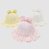 Chapeau de soleil réversible pour bébé et petite fille Landfond, entièrement imprimé, protection solaire, petit chapeau de pêcheur à fleurs pour filles