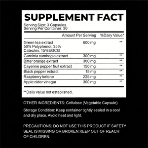 WELLBODY Natural <span class=keywords><strong>Slim</strong></span> Vetverbranders <span class=keywords><strong>Capsules</strong></span> Snelle Vetverbranders <span class=keywords><strong>Capsules</strong></span> Voedingssupplementen Afvalcapsules Vetverbrandende <span class=keywords><strong>Capsules</strong></span> - Product Image 3