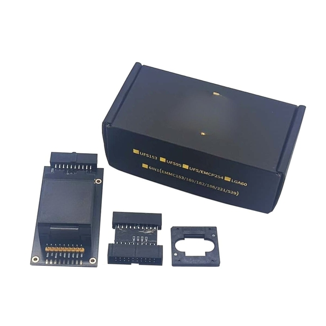 Spot Stocks Original Z3x Easy Jtag Plus UFS BGA-254 Socket / EMMC 254 ( EMMC +UFS 2 in 1 ) Adapter for EASY JTAG PLUS BOX Work