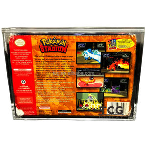 TCG Affichage acrylique transparent transparent personnalisé avec protection UV Nintendo 64 Pokemon Stadium Battle Set Console Acrylique Case avec magnétique - Product Image 4