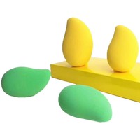 Éponge de maquillage triangulaire lavable hydrophile non consommable pour influenceurs