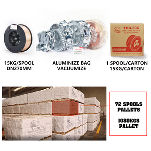Fil de soudage pour ponts ER70S-6, fil de soudure cuivré THQ-50C - Product Image 6