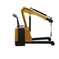 Fournisseur chinois de mini-grue mobile électrique hydraulique de petite taille, 1,2 tonne, 2 tonnes, flexible