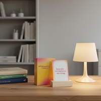 Boîte magnétique pour jeu de cartes d'affirmation, impressions personnalisées de citations inspirantes, cartes d'affirmations positives, cartes de citations quotidiennes avec support