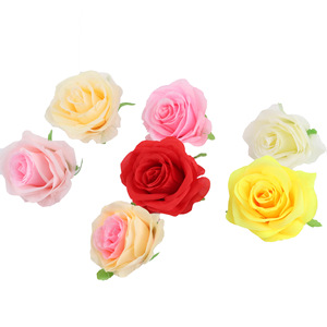 Têtes de roses artificielles Wen Hope 8 cm en soie pour décoration de mariage, guirlande, couronne - Product Image 5