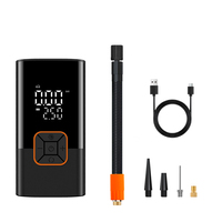 High Power 55W Cordless Portable Air Compressor 20L/min Rechargeable Tire Inflator Air Pump Auto Stop With Flash Lights