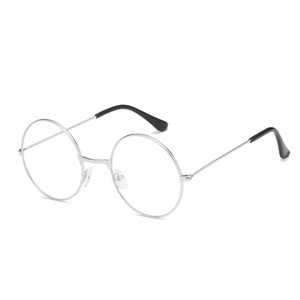 Cornice Vintage rotonda per <span class=keywords><strong>Harry</strong></span> <span class=keywords><strong>Potter</strong></span> stile Clear Student occhiali alla moda coreano in metallo lenti uomo e donna accessori moda - Product Image 2