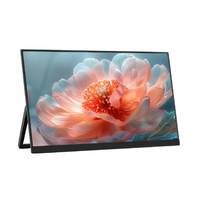 Moniteur portable USB 15,6 pouces 1920*1080, écran IPS 60Hz, moniteur de jeu pour voyage, haut-parleur intégré