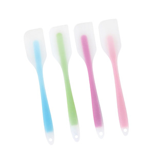 Silicone Spatula Cake Scraper Large Butter Mixing Knife Baking Tool Heat Resistant Dishwasher Safe Oven Safe Blue Green Pink - Product Image 5