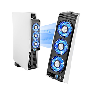 Ventilador de Refrigeración USB Potente para Consola de Juegos PS5, Ventilador de Refrigeración Externo con Luz LED - Product Image 1