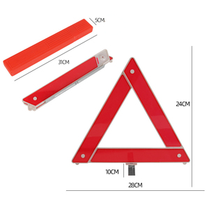 2025 New Arrival Xách Tay Có Thể Gập Lại Cảnh Báo Khẩn Cấp Tam Giác Bên Đường Nguy Hiểm Dấu Hiệu Với Bền Lưu Trữ Trường Hợp - Product Image 2