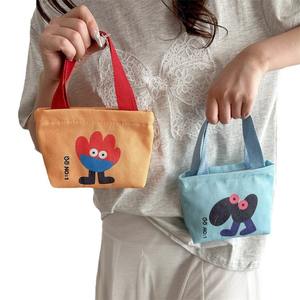 Bolsa de Almoço de Lona Personalizável e Reutilizável, Ecológica e Fofa, Pequena e Portátil para Escola, Escritório, Piquenique e Viagens - Product Image 5
