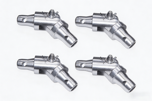 Kit de connecteurs coniques en aluminium robuste pour structure de toit de scène et structures d'éclairage avec goupille de verrouillage et clip en R - Product Image 2