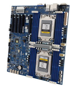 เมนบอร์ดเซิร์ฟเวอร์ MZ72-HB2 SP3คู่ซ็อกเก็ต AMD epyc 7003/7002 10GbE SATA 6กิกะไบต์/วินาที - Product Image 1