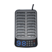 JT-913 FOB Prix Étanche Sans Fil Restaurant Carré Coaster Vibrant Beeper Téléavertisseurs Vibration Serveur Système D'appel Buzzer