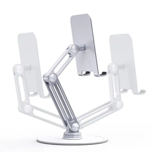 Soporte de escritorio ajustable para tableta, soporte metálico de aleación de aluminio con diseño de rotación para <span class=keywords><strong>iPhone</strong></span>, ipad y teléfono móvil, 360 - Product Image 5