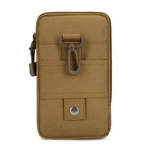 Riñonera con cierre de cremallera para teléfono móvil, tarjetero y accesorios, hecha de poliéster duradero - Product Image 2