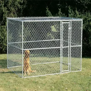 Dog Kennel Chain Link Wire Fence, Security Dog Kennel