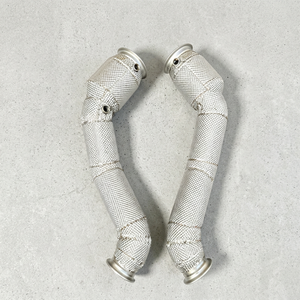 Sistema de Escape con Tubo de Bajada Turbo para McLaren GT 4.0T V8 M840TE, Acero Inoxidable T304, Alto Flujo, Ajuste Directo con Protector Térmico - Product Image 6