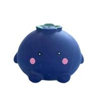 Groothandel Realistische Blauwe Bes Squishy Bal voor Kinderen en Tieners, Creatief Stressverlichtend, Langzaam Terugverende TPR Fruitbal voor Verjaardagen