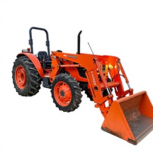 รถแทรกเตอร์ล้อ M7040 มือสอง 62 แรงม้า 4x4 4WD ยี่ห้อ DK พร้อมเครื่องยนต์และเกียร์ สำหรับฟาร์มเกษตร - Product Image 6