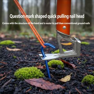 Piquets de tente en alliage d'acier galvanisés, résistants à la rouille et durables pour le camping intensif toutes saisons - Product Image 3