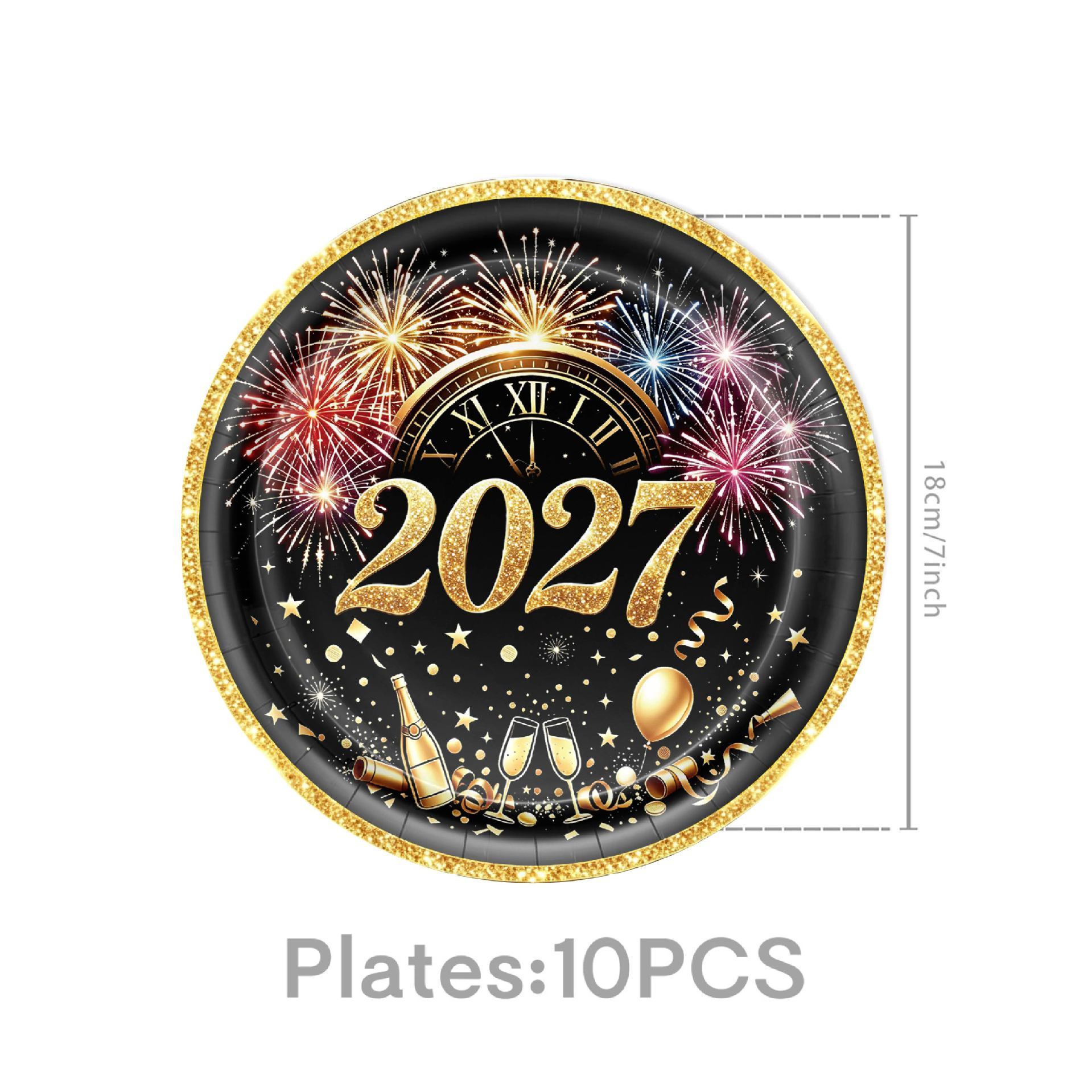 Platos coloridos de 7 pulgadas - 2