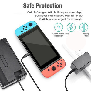 U US Plug adattatore caricabatterie compatibile Nintendo Switch NS Console di gioco da parete casa da viaggio carica 15V 2.6A USB tipo C potenza - Product Image 3