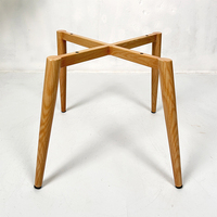 Support de cadre de grain de bois en métal vintage pour chaise de salle à manger Base de chaise de bureau Base de chaise de meubles de salon