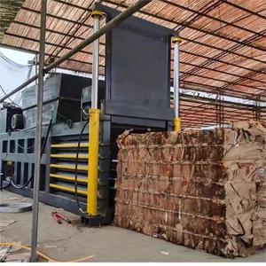 Đầy đủ tự động chất thải Giấy Báo Chí Bale máy nén các mặt hàng mềm ngang Baler - Product Image 1