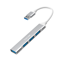 Tête répartitrice multifonctionnelle 4-en-1 pour bureau Adaptateur USB3.0 Station d'accueil Pad pour ordinateur portable et téléphone portable PC