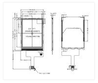Modules d'écran LCM Polcd 2,2 pouces 240x320 avec circuit intégré de pilote ST7789V, interface SPI 4 lignes 10 broches, écran TFT