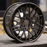 Rines de Aleación de Aluminio Forjado de 2 Piezas con Diseño de Malla Personalizado de 21, 22, 23 y 24 Pulgadas, 5X114.3 5X112, con Logotipo Personalizado para Civic A4