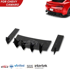 Diffuseur de pare-chocs arrière ABS pour Camaro 6e génération 2016-2024, style <span class=keywords><strong>ZL1</strong></span>, avec embouts d'échappement quadruples - Product Image 3