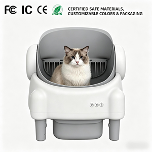 Caixa de Areia Inteligente para Gatos com Autolimpeza Automática, Controle por Aplicativo WIFI, Design Aberto, Sanitário Inteligente para Gatos, Produto para Gatos - Product Image 1