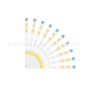 Bandes de test pour piscine, 50 à 100 pièces, détection multiparamètres pour la qualité de l'eau de piscine, pH, chlore, brome, acide urique - Product Image 1